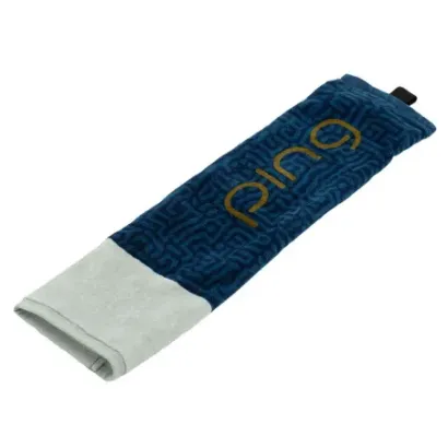 Ping Serviette Trifold G Le 3 Bleu Marine Golf Plus