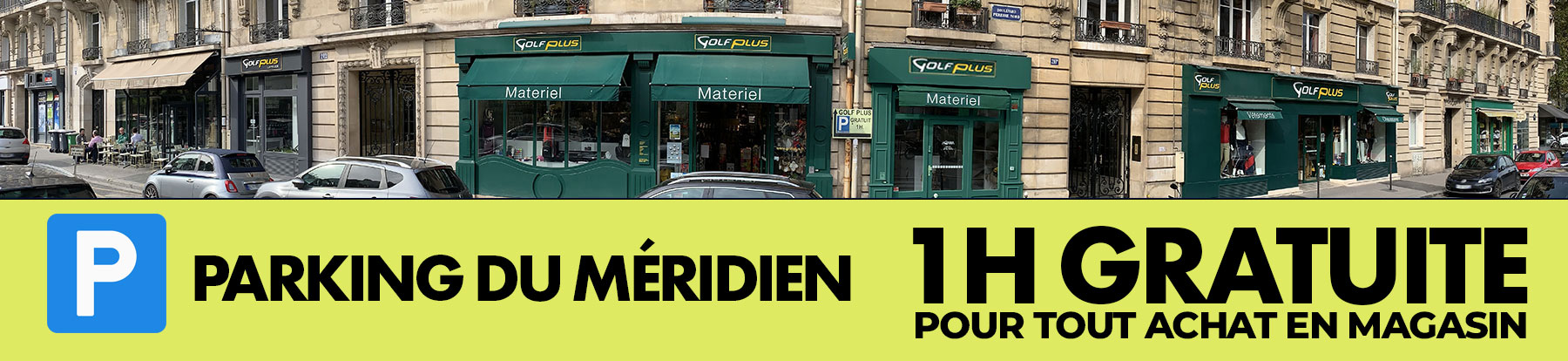 parking du Méridien Golf Plus Paris Maillot